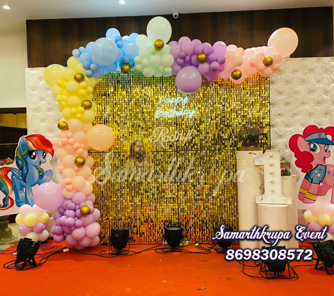 First--Birthday-party-decoration,-balloon-decoration-in-pune